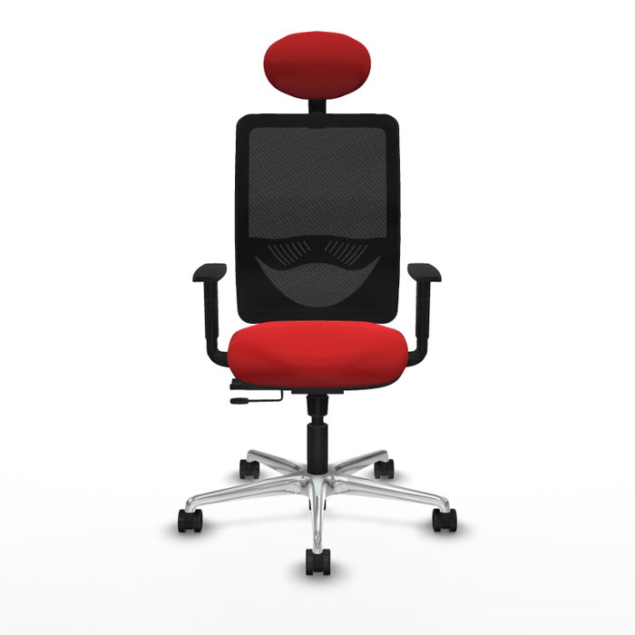 PIQUERAS Y CRESPO Silla de oficina Zulema Rojo/Negro PIQUERAS Y CRESPO Silla de oficina Zulema Rojo/Negro