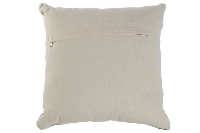 DKD Home Decor Cojín de Piel y Poliéster Camel DKD Home Decor Cojín de Piel y Poliéster Camel