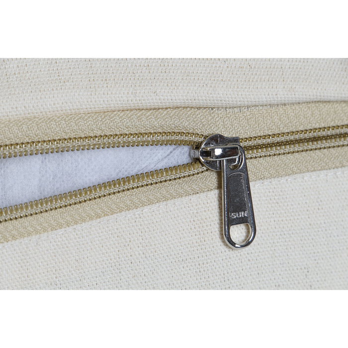 DKD Home Decor Cojín de Piel y Poliéster Camel DKD Home Decor Cojín de Piel y Poliéster Camel