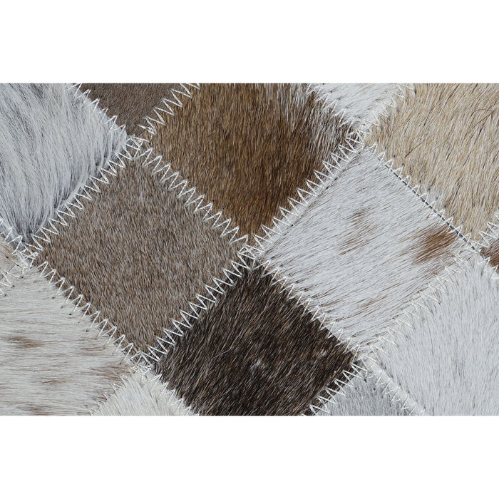 DKD Home Decor Cojín de Piel y Poliéster Camel DKD Home Decor Cojín de Piel y Poliéster Camel