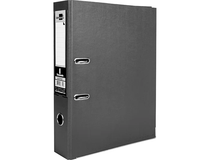 Liderpapel Archivador de Palanca Folio Documenta Forrado PVC Rado 75mm Negro Compresor Metálico Liderpapel Archivador de Palanca Folio Documenta Forrado PVC Rado 75mm Negro Compresor Metálico