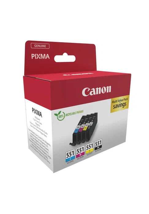 Canon CLI-551 Multipack de Cartuchos de Tinta C/M/Y/BK Canon CLI-551 Multipack de Cartuchos de Tinta C/M/Y/BK