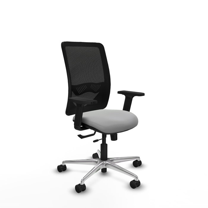 PIQUERAS Y CRESPO Silla de oficina Zulema Gris claro/Negro PIQUERAS Y CRESPO Silla de oficina Zulema Gris claro/Negro