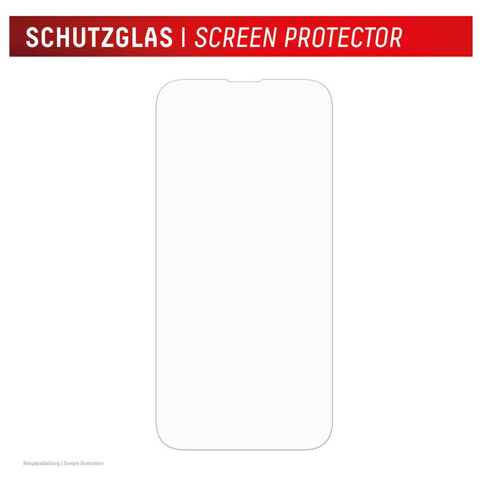 Displex 02103 Protector de Pantalla de Vidrio Templado 10H para Apple iPhone 16e, 6.1 Pulgadas, Transparente