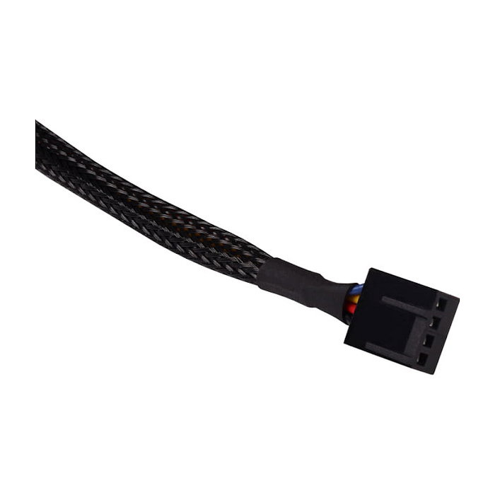 Alphacool Extensión de cable 4-Pin a 4-Pin 30cm Negro