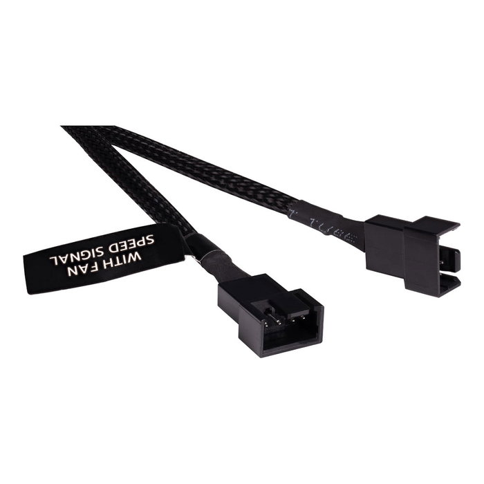 Alphacool Extensión de cable 4-Pin a 4-Pin 30cm Negro