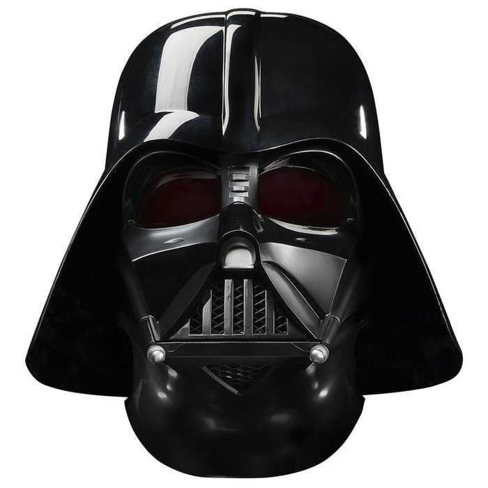 Hasbro Star Wars Casco Electrónico Darth Vader con Decorado Detallado y Sonidos, Réplica Coleccionable