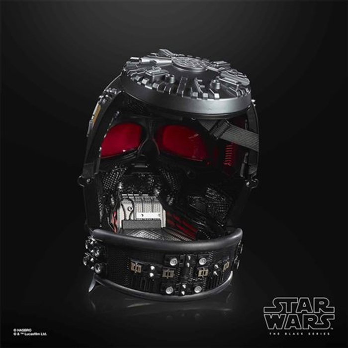 Hasbro Replica 1:1 del casco de Darth Vader - Star Wars, serie Obi-Wan Kenobi, con sonidos, conexión magnética y base de exposición