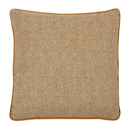 Cojín Ocre Poliester Decoración 55 X 55 cm (Set de 2)