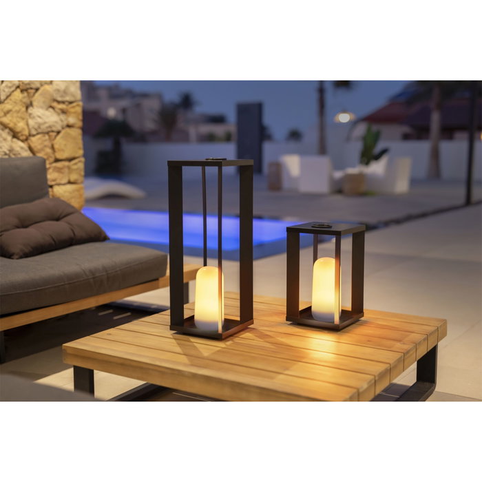 New Garden Siroco 50 Lámpara de Mesa 50 cm, Negro