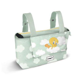 Karactermania Bolso Organizador Carro Bebé Hamper Mommy Tweety / Piolín Clouds 39 x 12 x 24 cm Verde