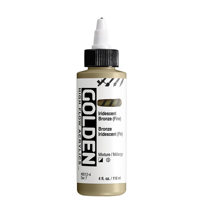 Golden High Flow Colores Acrílicos Iridiscente Bronze (Fino) 118 ml Golden High Flow Colores Acrílicos Iridiscente Bronze (Fino) 118 ml