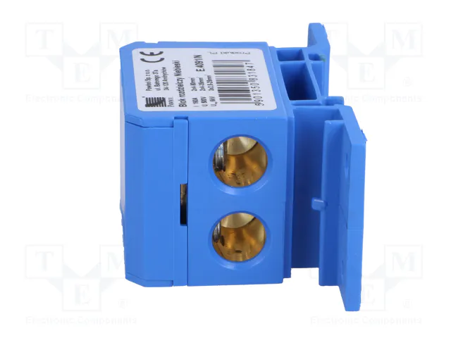 PAWBOL Bloque de distribución de 160A 600V azul