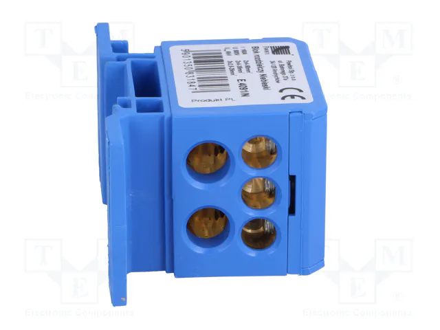 PAWBOL Bloque de distribución de 160A 600V azul