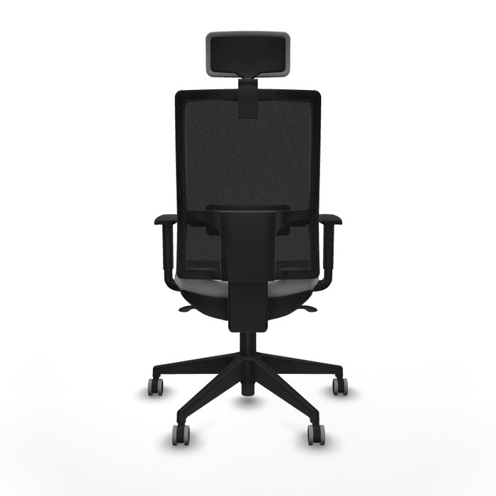 PIQUERAS Y CRESPO Silla de oficina Horna con mecanismo Sincro, Gris y Negro PIQUERAS Y CRESPO Silla de oficina Horna con mecanismo Sincro, Gris y Negro