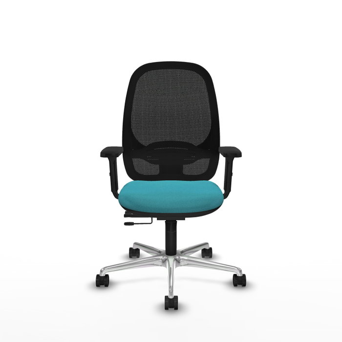 PIQUERAS Y CRESPO Silla de oficina Cilanco con mecanismo Sincro/Traslack, Turquesa y Negro PIQUERAS Y CRESPO Silla de oficina Cilanco con mecanismo Sincro/Traslack, Turquesa y Negro