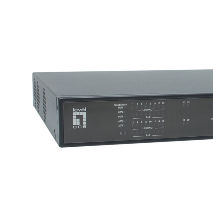LevelOne FGP-2031 Switch Fast Ethernet 20 Puertos PoE 270W LevelOne FGP-2031 Switch Fast Ethernet 20 Puertos PoE 270W