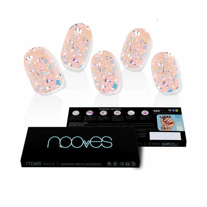 Nooves Láminas de Uñas de Gel Peach Galettes Premium Luxe Metallic Nooves Láminas de Uñas de Gel Peach Galettes Premium Luxe Metallic