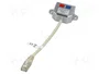 GOOBAY Divisor RJ45 Cat 5 con 1 enchufe y 2 tomas, 0,15m