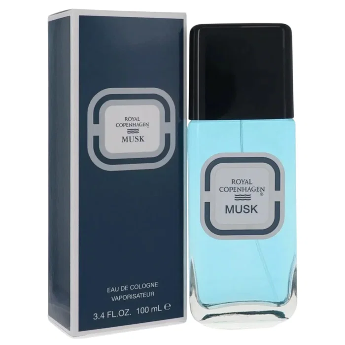 Royal Copenhagen Musk Eau de Cologne para hombre, 100 ml