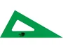 Liderpapel Cartabón de Acrílico Verde 16 cm