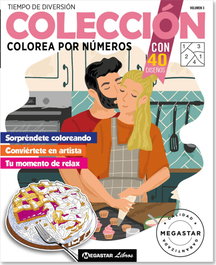 MEGASTAR EDITORIAL, COLOREA POR NUMEROS 03