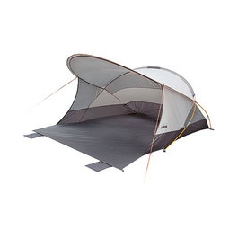 High Peak Toldo de Playa Strandmuschel Cordoba 80, Aluminio/Dark Grey, Marco Fibra de Vidrio, Poliéster, 2200 mm x 1600 mm x 1250 mm, 1.9 kg