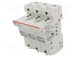 DF ELECTRIC Portafusibles PMX de 3 polos para raíl DIN