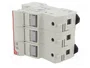 DF ELECTRIC Portafusibles PMX de 3 polos para raíl DIN