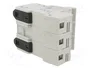 DF ELECTRIC Portafusibles PMX de 3 polos para raíl DIN