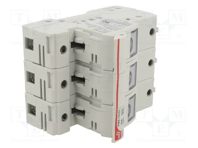 DF ELECTRIC Portafusibles PMX de 3 polos para raíl DIN DF ELECTRIC Portafusibles PMX de 3 polos para raíl DIN