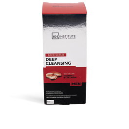 IDC Institute Exfoliante Facial Deep Cleansing con Carbón y Vitamina C - Limpieza Profunda 100 ml