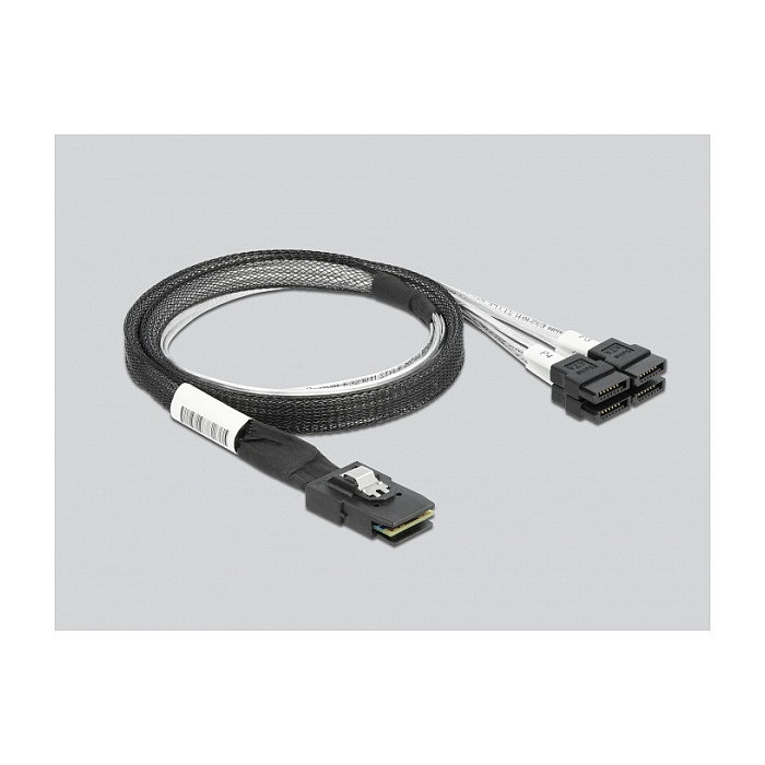 DeLOCK 89051 Tarjeta PCI Express x4 a 4 x SATA 6 Gb/s con RAID e HyperDuo Perfil Bajo