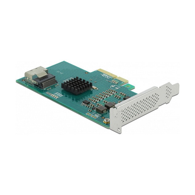 DeLOCK 89051 Tarjeta PCI Express x4 a 4 x SATA 6 Gb/s con RAID e HyperDuo Perfil Bajo