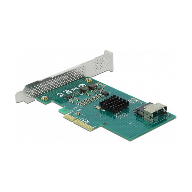 DeLOCK 89051 Tarjeta PCI Express x4 a 4 x SATA 6 Gb/s con RAID e HyperDuo Perfil Bajo