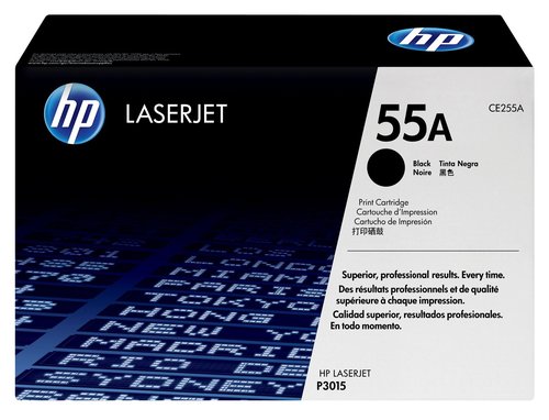 HP Cartucho de tóner 55A Negro (CE255A)