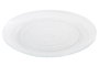 DKD Home Decor Set de 12 Platos Llanos de Cristal Transparente con Relieve