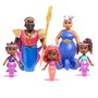 JUST PLAY Blister 5 Figuras Disney Royal Family Ariel, Colas de Sirena Cambian de Color