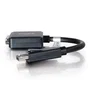 C2G 54321 Adaptador Convertidor DisplayPort Macho a DVI-D Single Link Hembra, 0.2m (20cm) Negro, Resolución 1920x1200 Full HD, Plug & Play