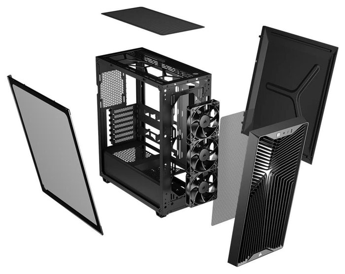 Corsair 3200D RS Mid-Tower Negra