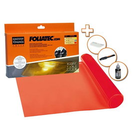 Foliatec Film Autoadhesivo Tintado Rojo 1 Pieza 30x100 cm FO34132 para Privacidad, Anticalor y Protección UV