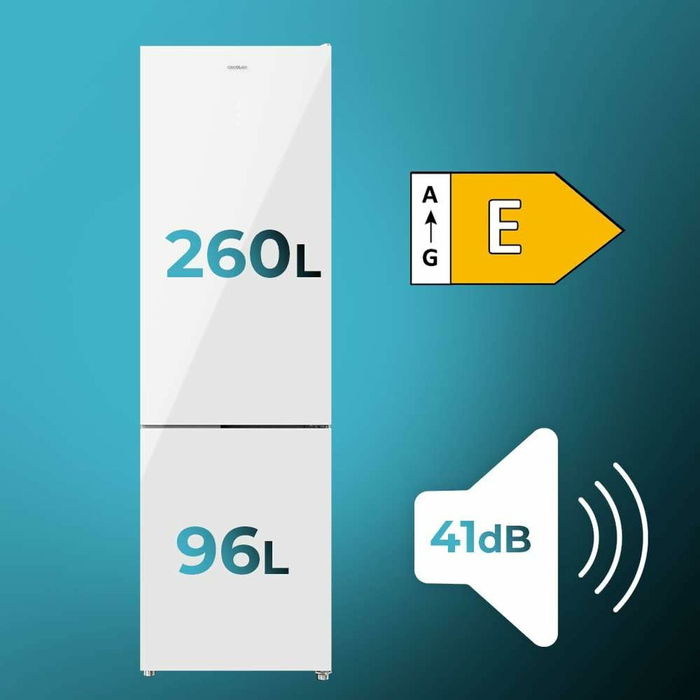 Frigorífico combinado Cecotec Bolero CoolMarket Combi 356 Blanco