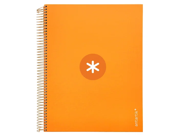 Antartik Cuaderno espiral A4 micro mostaza 120 hojas