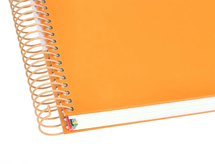 Antartik Cuaderno espiral A4 micro mostaza 120 hojas