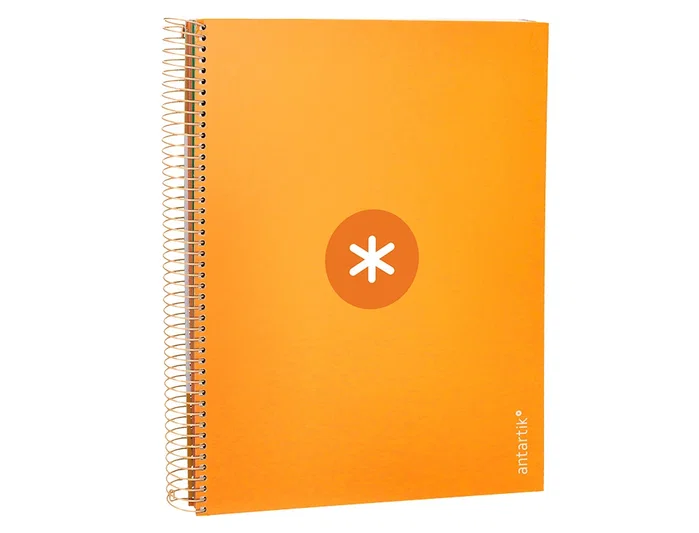 Antartik Cuaderno espiral A4 micro mostaza 120 hojas
