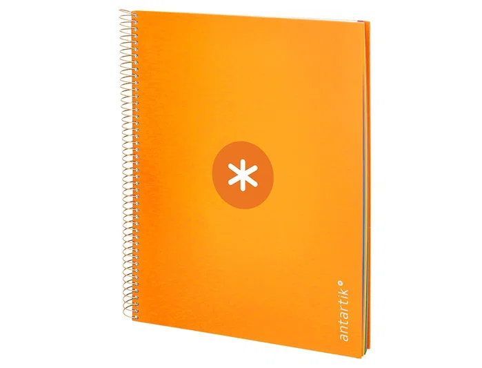 Antartik Cuaderno espiral A4 micro mostaza 120 hojas