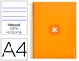 Antartik Cuaderno espiral micro A4 120 hojas 90 gr tapa forrada color mostaza