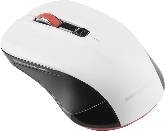 Modecom MC-WM9.1 Ratón Inalámbrico Blanco 800/1200/1600 DPI