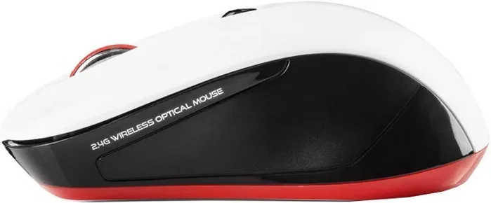 Modecom MC-WM9.1 Ratón Inalámbrico Blanco 800/1200/1600 DPI