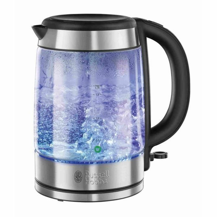 Russell Hobbs Glass Hervidor de Cristal y Acero Inoxidable Russell Hobbs Glass Hervidor de Cristal y Acero Inoxidable